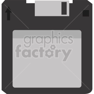 vintage floppy disk icon vector clipart