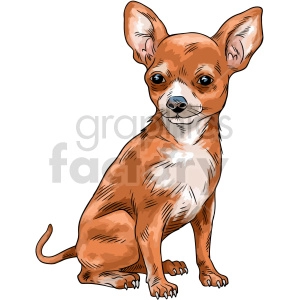 Cartoon Chihuahua Dog - Adorable Pet
