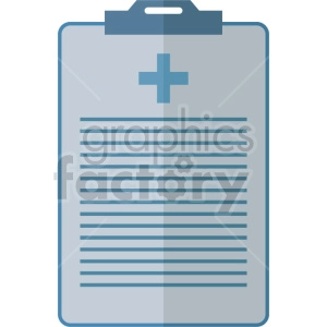 isometric medical report vector icon clipart 2