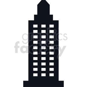 skyscraper vector icon no background
