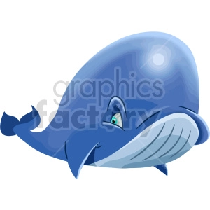 cartoon whale clipart