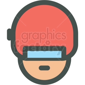 cyborg avatar vector icons