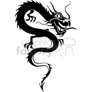 Vinyl-Ready Chinese Dragon | Stylized Mythical Creature Design
