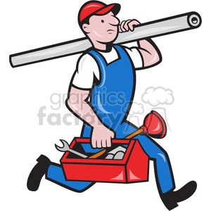 plumber tube toolbox running