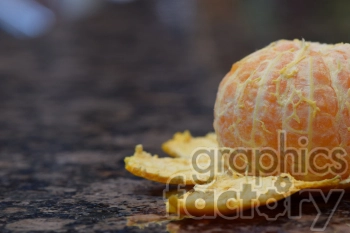 orange peeled