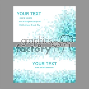 vector business card template set 023