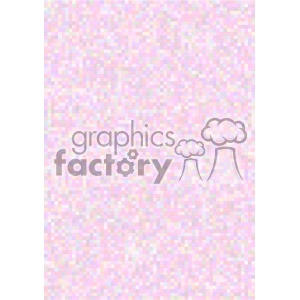 Clipart image featuring a mosaic pattern with small, colorful squares in various shades of pink, purple, and light blue.