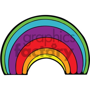 animated rainbow clipart