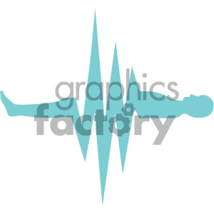 medical ekg vector icon