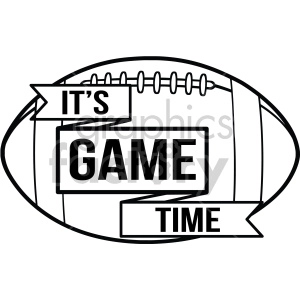 its game time vector art