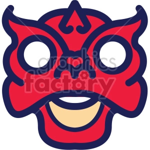 chinese new year dragon mask