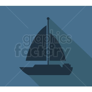 sail boat icon design