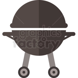 vector summer grill flat icon design no background