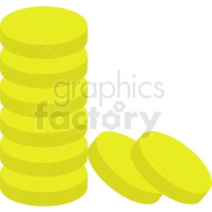 gold coins vector clipart