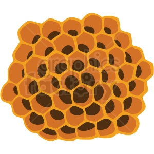 honeycomb vector clipart no background