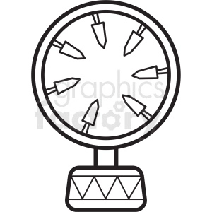 circus fire ring clipart icon