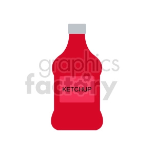 ketchup vector graphic