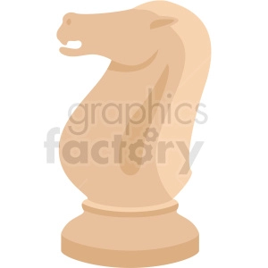 chess knight piece vector clipart