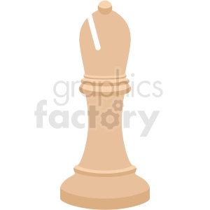 chess bishop piece vector clipart