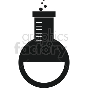 laboratory beaker vector icon graphic clipart 3