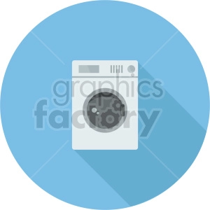 washing machine vector icon graphic clipart 3