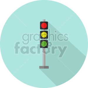isometric traffic light vector icon clipart 2