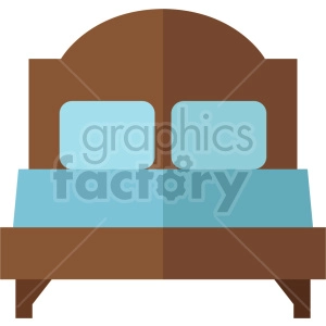 isometric bed vector icon clipart 2