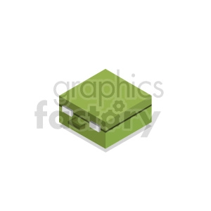 isometric travel bag vector icon clipart 7