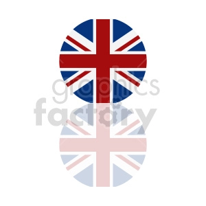 Great Britain flag vector clipart 06