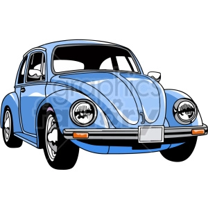 vw beetle car vector clipart