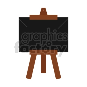 framed chalkboard stand clipart