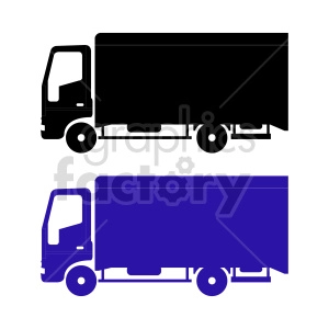 delivery truck vector graphics