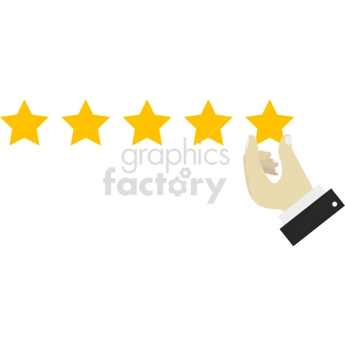 rating vector graphic