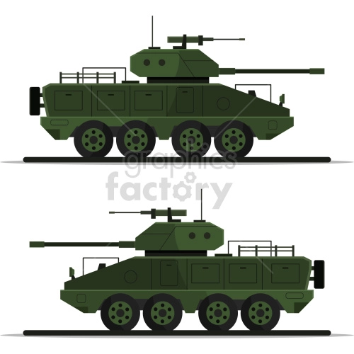 miltary vehicle vector graphic