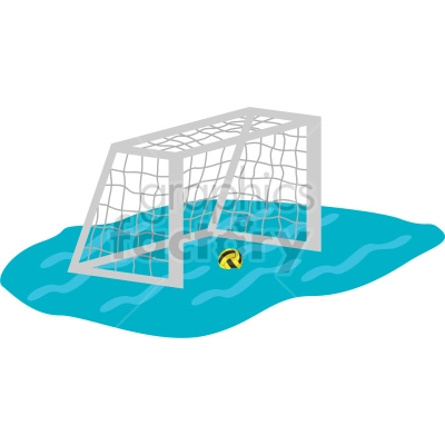 water polo goal vector clipart