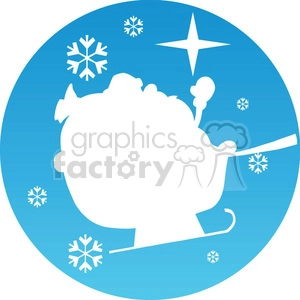 Christmas sleigh icon