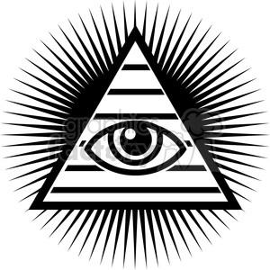 pyramid with eye in the middle