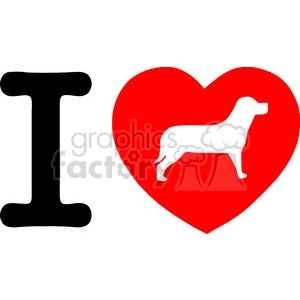 Illustration-I-Love-My-Dog-Text-With-Red-Heart