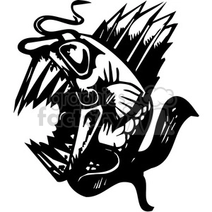 wild piranha tattoo design