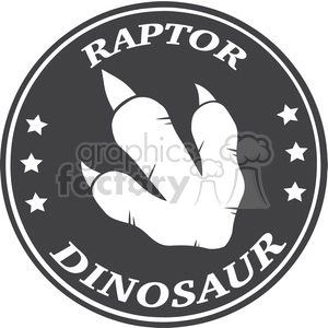 Raptor Dinosaur Paw Print