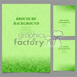 Green gradient grid abstract background design for brochures or flyers.