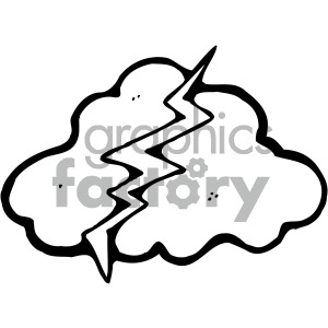 storm cloud outline