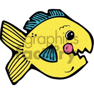 cartoon vector fish 007 c