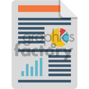 profit and loss vector flat icon