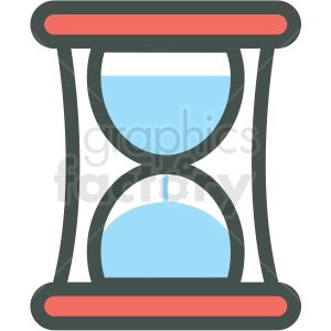 hourglass vector icon clip art
