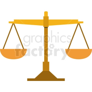 justice scale vector