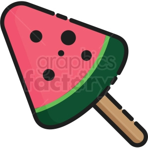 watermelon popsicle icon