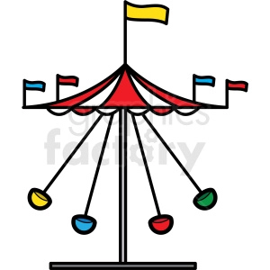 carnival swing ride icon