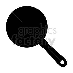 frying pan vector clipart design