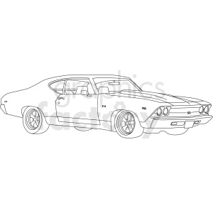 chevelle coloring pages